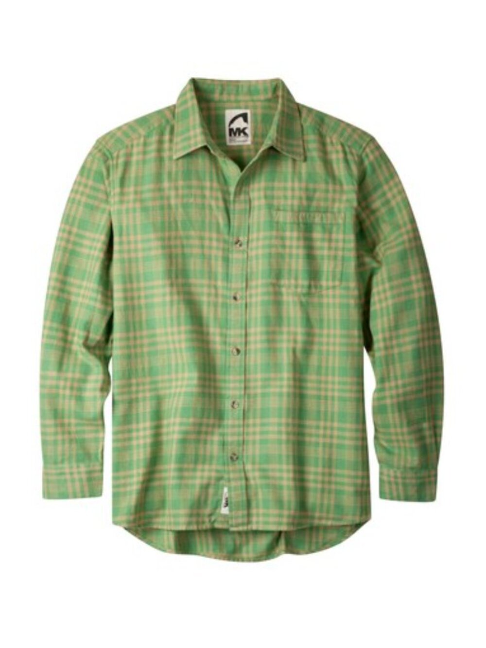Mountain Khakis Men’s Green Peden Plaid Flannel Long Sleeve Shirt Sz XL